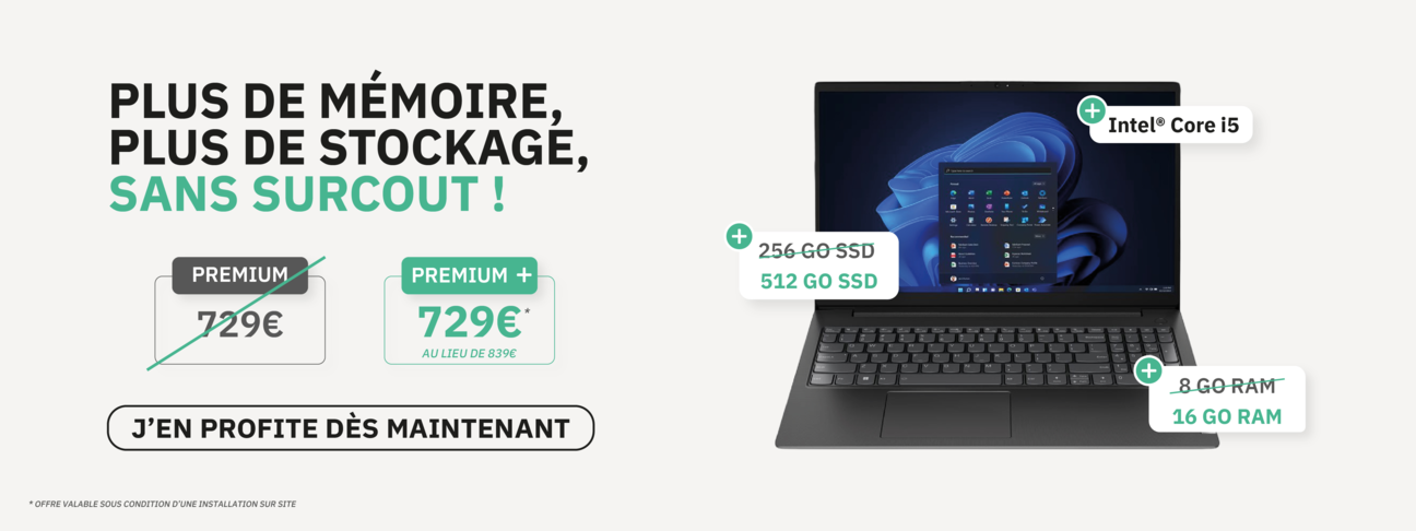 PC Premium+ sans surcoût