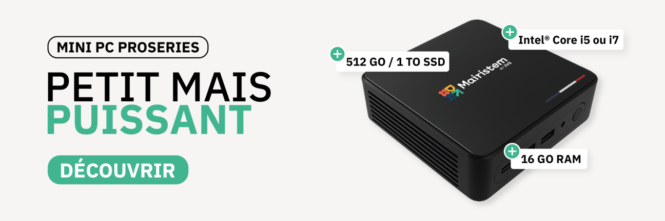 Mini PC ProSeries — format mini, puissance maxi.