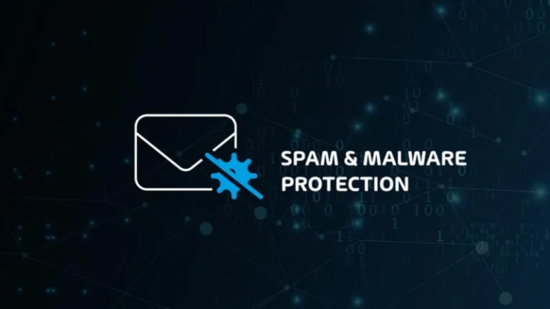 Protection contre le spam et les logiciels malveillants  + Protection avancée contre les menaces