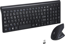 Ensemble clavier souris ergonomique sans fil slim