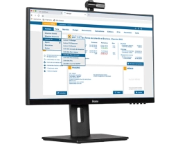 Ecran LED Webcam ergonomique multimédia Iiyama