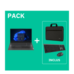 Ensemble ordinateur portable avec clavier souris sans fil et sacoche de transport